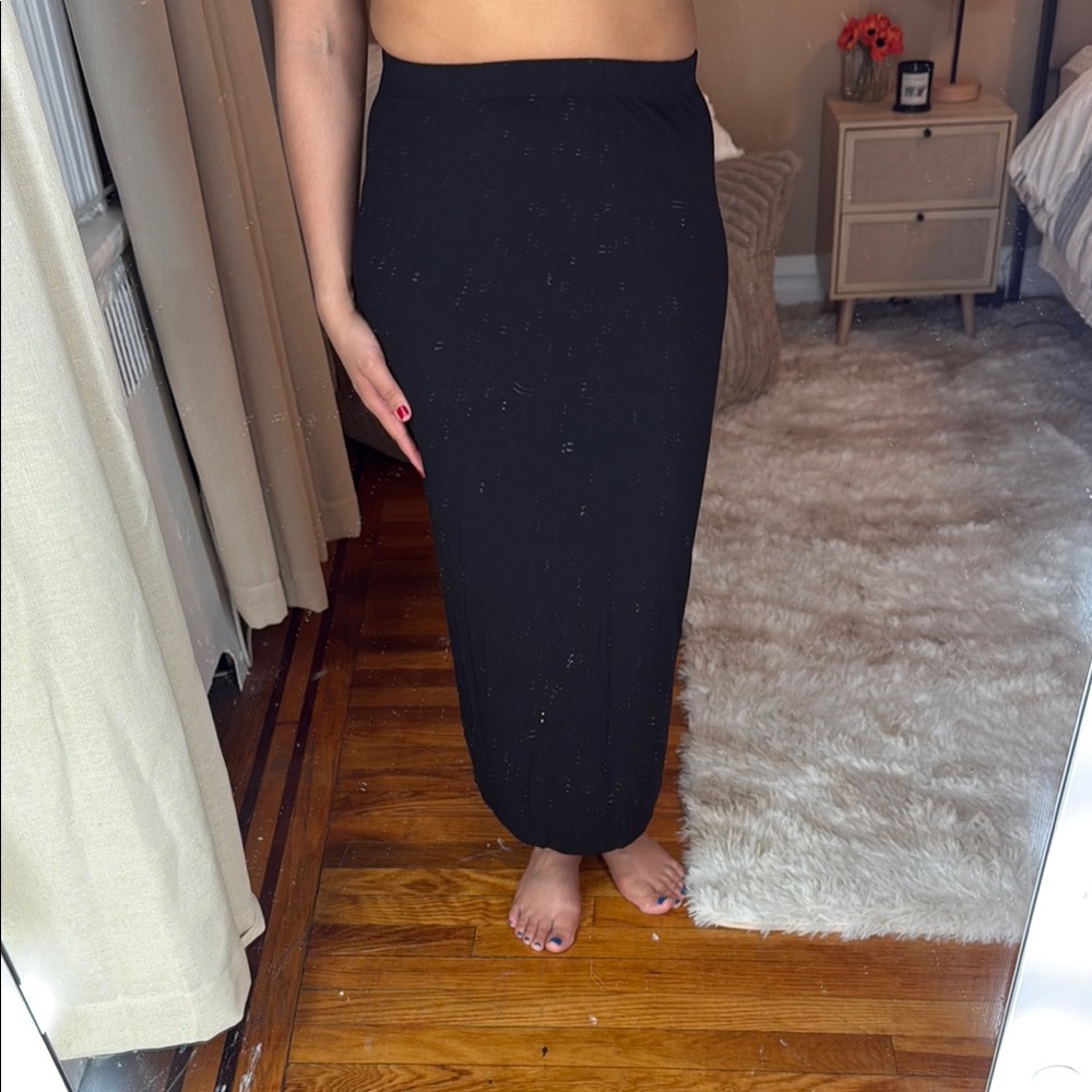 Black Maxi Skirt, size M